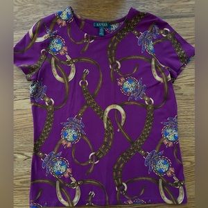 Like new Lauren Ralph Lauren equestrian short sleeve tee.